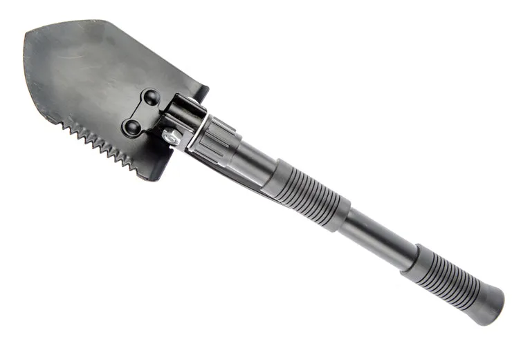 16-1/8" 3-in-1 Mini Folding Shovel With Pick, Saw & Carrying Case