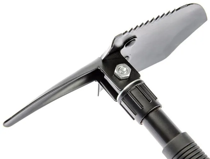 16-1/8" 3-in-1 Mini Folding Shovel With Pick, Saw & Carrying Case