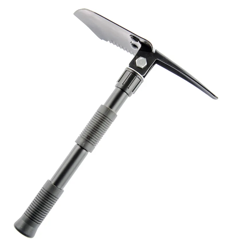 16-1/8" 3-in-1 Mini Folding Shovel With Pick, Saw & Carrying Case