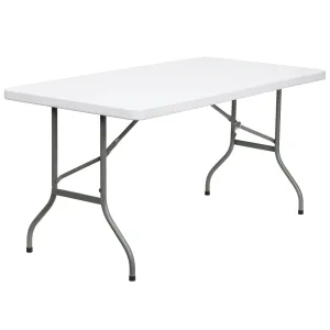 5-Foot Plastic Folding Table