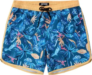 5 Inch Inseam Swimming Shorts Mens Gradient Swim Trunks with Mesh Liner Bathing Suit for Men Vacation