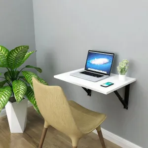 Athena F60 Wall Mounted Folding Table, Frosty White