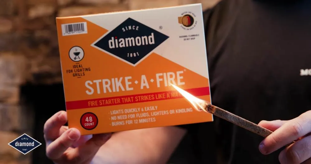 Diamond Strike-A-Fire Fire Starters, 48 Ct, Strikes like a Match