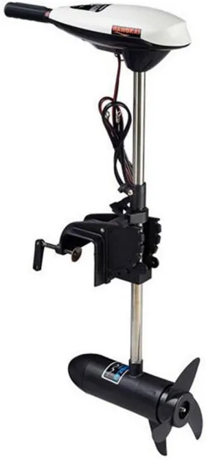Electric Outboard Trolling Motor, 65lbs 12V Inflatable Fishing Rubber Boat Engine Propeller Marine, Heavy Duty Trolling Rafting Motor Thrust 30KG 15.7" Short Shaft Telescopic Handle Control
