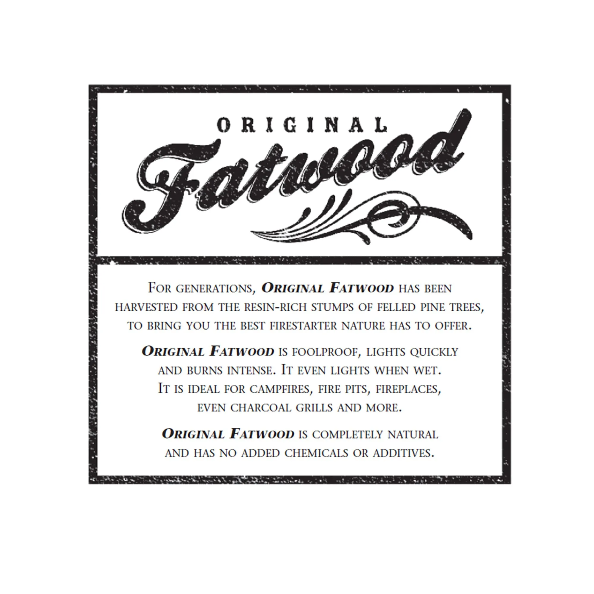 Fatwood Pine Wood Fire Sticks - 10-lb Box of Indoor or Outdoor Fire Starters for Campfires, Grills, Wood Stoves, Firepits, or Fireplaces by Pure Garden