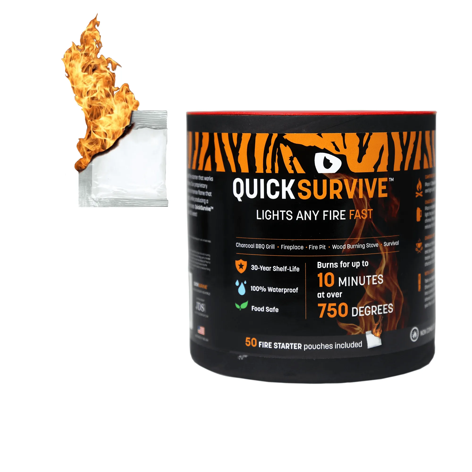 Fire Starter Dooms Day Prepper Pack ( 600 Fire Starters)