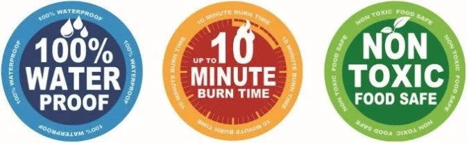 Fire Starters 150 Piece - QUICKFIRE Worlds #1 Waterproof Campers Bulk Buy Free Delivery
