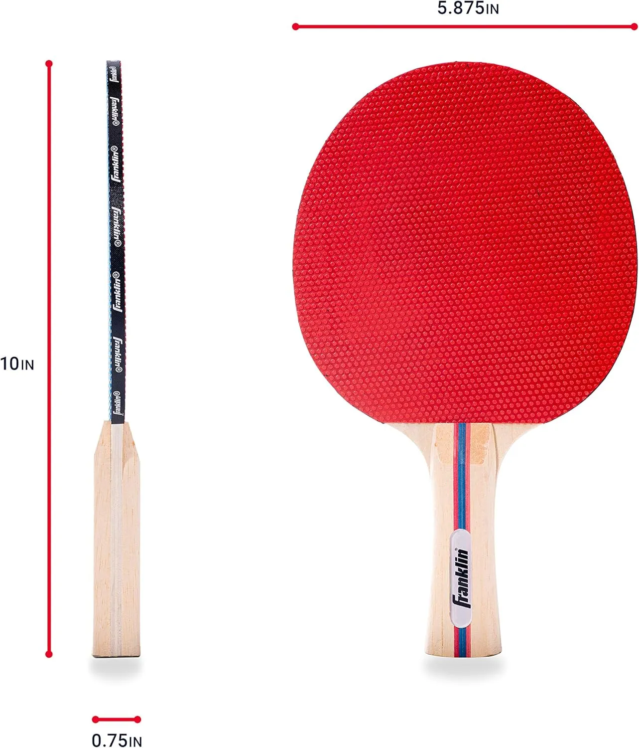 Franklin Sports Ping Pong Paddle Set with Balls - 2 Player & 4 Player Table Tennis Paddle Kit - Full Ping Pong Starter Kit