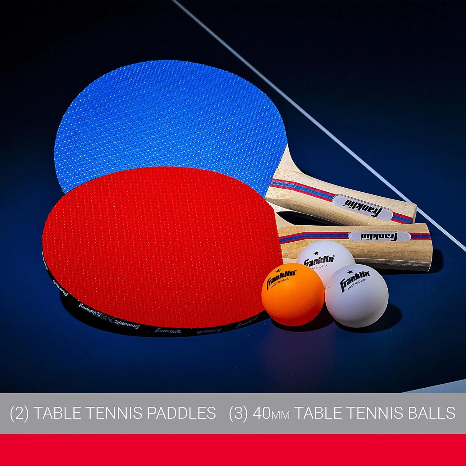 Franklin Sports Ping Pong Paddle Set with Balls - 2 Player & 4 Player Table Tennis Paddle Kit - Full Ping Pong Starter Kit