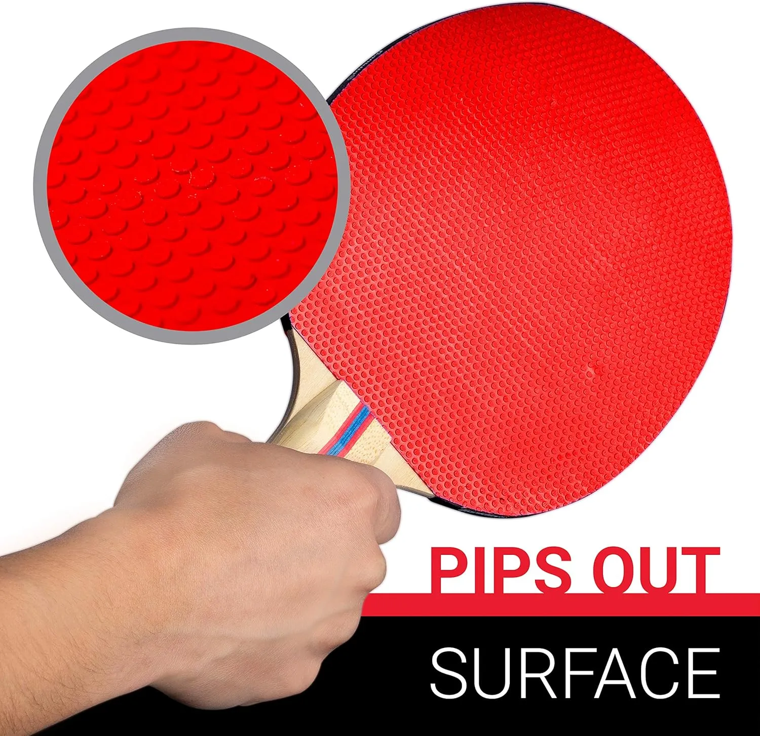 Franklin Sports Ping Pong Paddle Set with Balls - 2 Player & 4 Player Table Tennis Paddle Kit - Full Ping Pong Starter Kit
