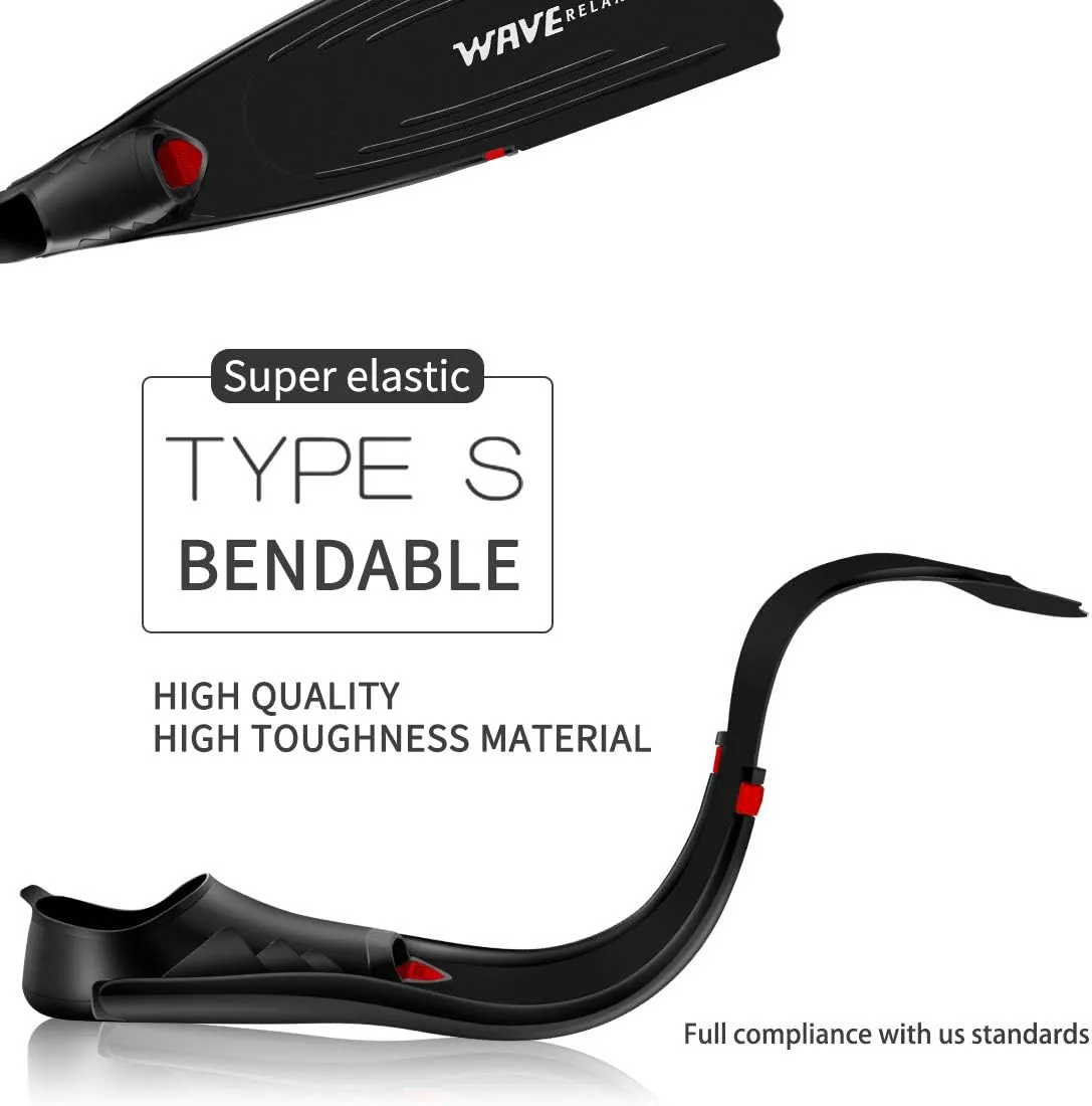 Full Pocket Long Blade Diving Fins for Freediving and Spearfishing Free Dive Fins, Designed and Made in Hong Kong