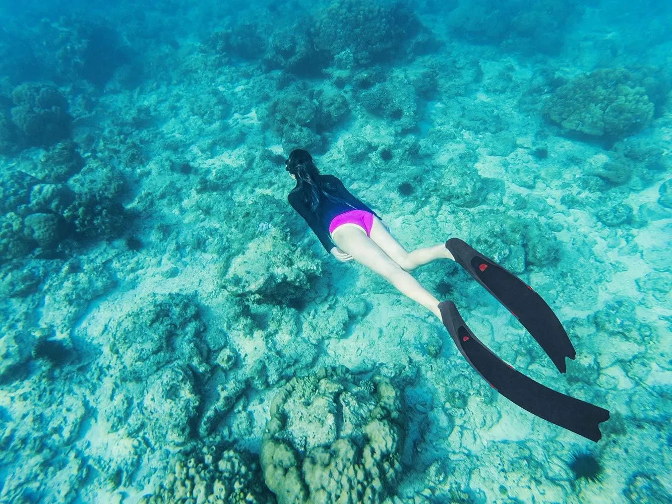 Full Pocket Long Blade Diving Fins for Freediving and Spearfishing Free Dive Fins, Designed and Made in Hong Kong