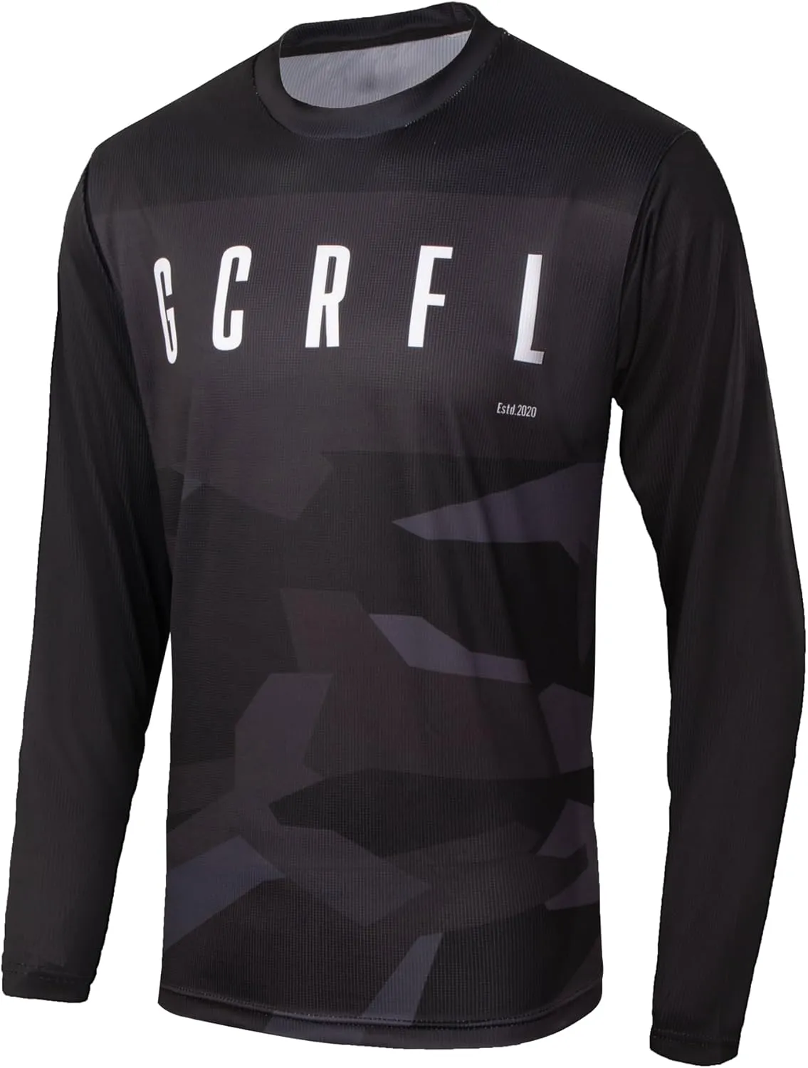 GCRFL Men's Cycling Jersey Shirt Long Sleeves Downhill, Off-Road, MTB Jersey Racing Riding Mountain Bike Motocross Shirt