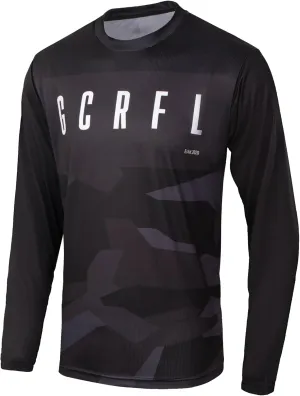 GCRFL Men's Cycling Jersey Shirt Long Sleeves Downhill, Off-Road, MTB Jersey Racing Riding Mountain Bike Motocross Shirt