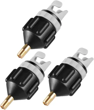 Happyyami 3pcs Sup Pump Adapter Durable Air Pump Adaptor for Inflatable Boats Paddle Boards and Kayaks Easy to Use Portable Design Compatible