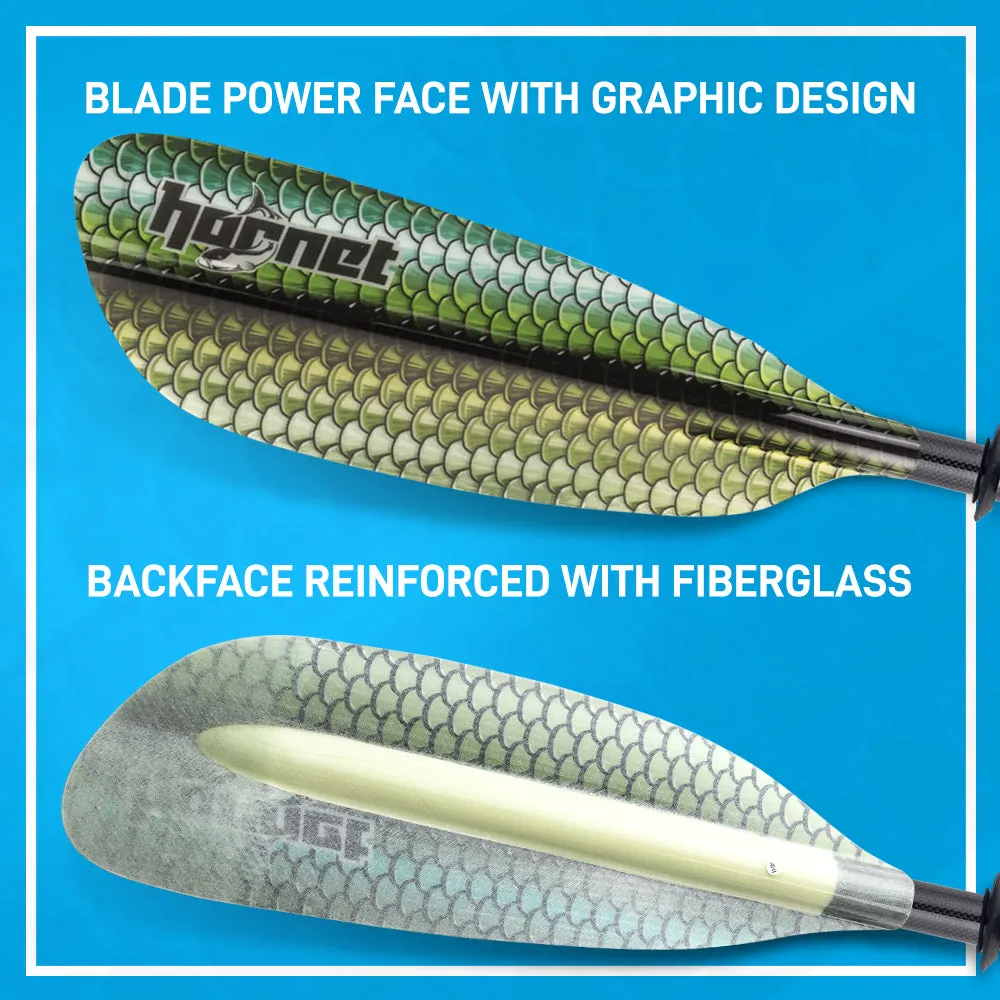 Hornet Kayak Paddle - Green Scales