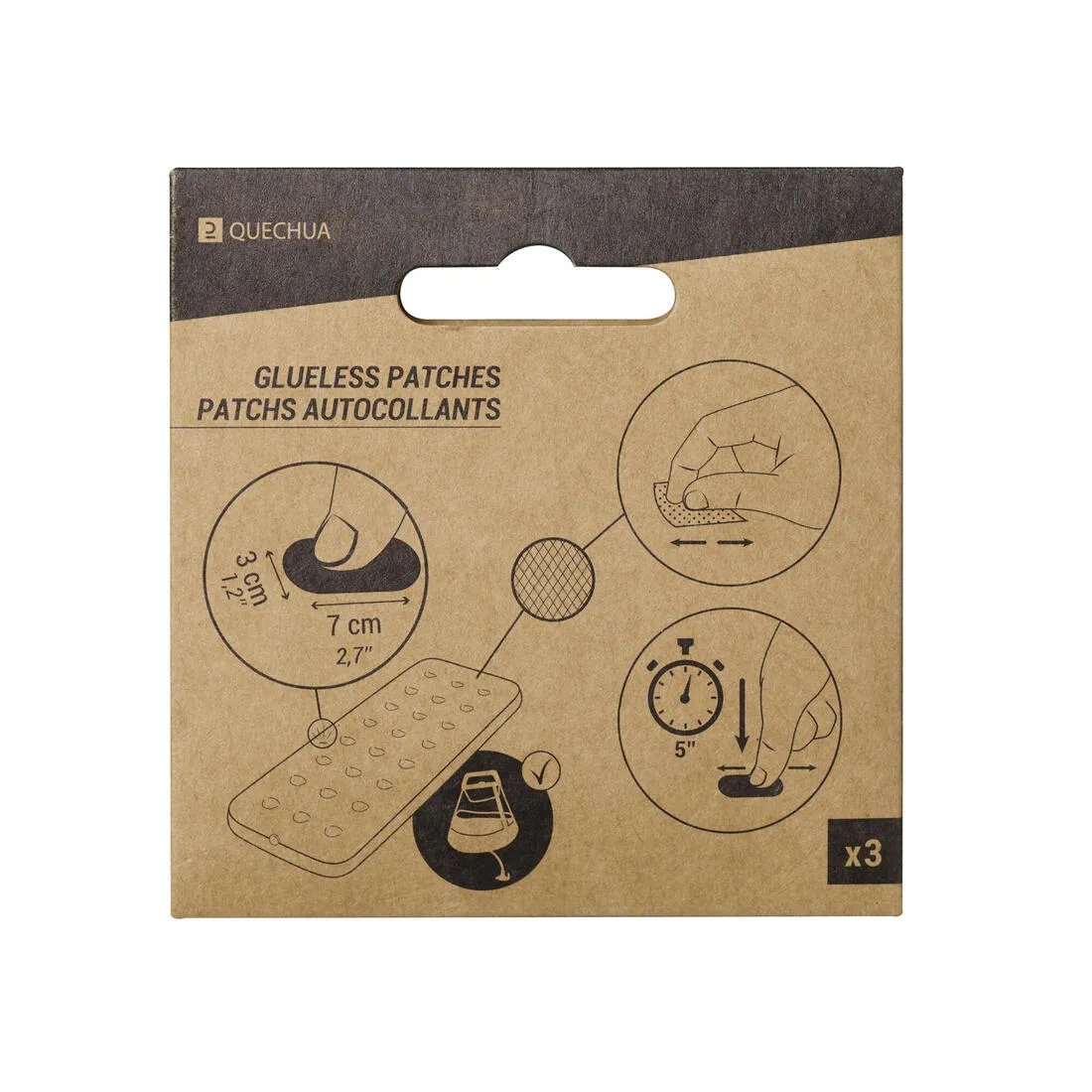 Inflatable Mattress Adhesive Patch Kit 3-pack