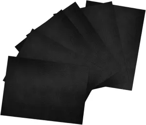 Inflatable Patch, 6Pcs Air Mattress Patch 6x4 Inch Black Color Waterproof PVC Inflatable for Dinghy/Pool/Kayak/Canoe/Raft