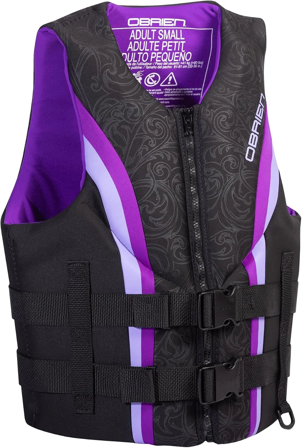 O'Brien Impulse Women's Life Jacket, US Coast Guard Approved, Great for Any Water Sports - Boating, Skiing, Surfing, PWC