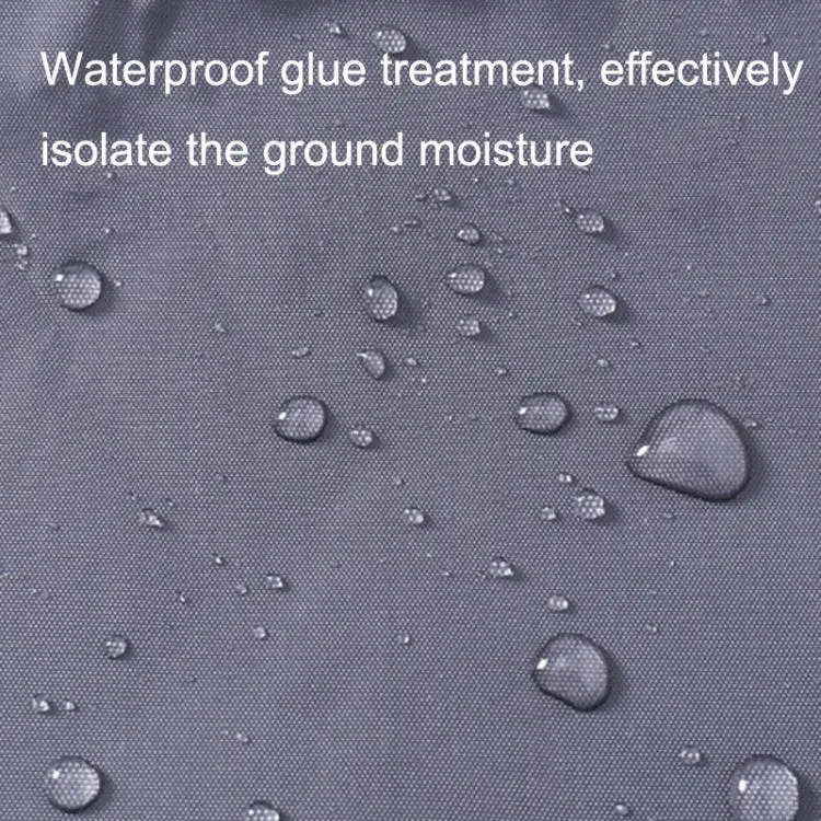 Outdoor Tent Mats Thickened Oxford Cloth Waterproof Picnic Mat, Size: 90x210cm(Grey)