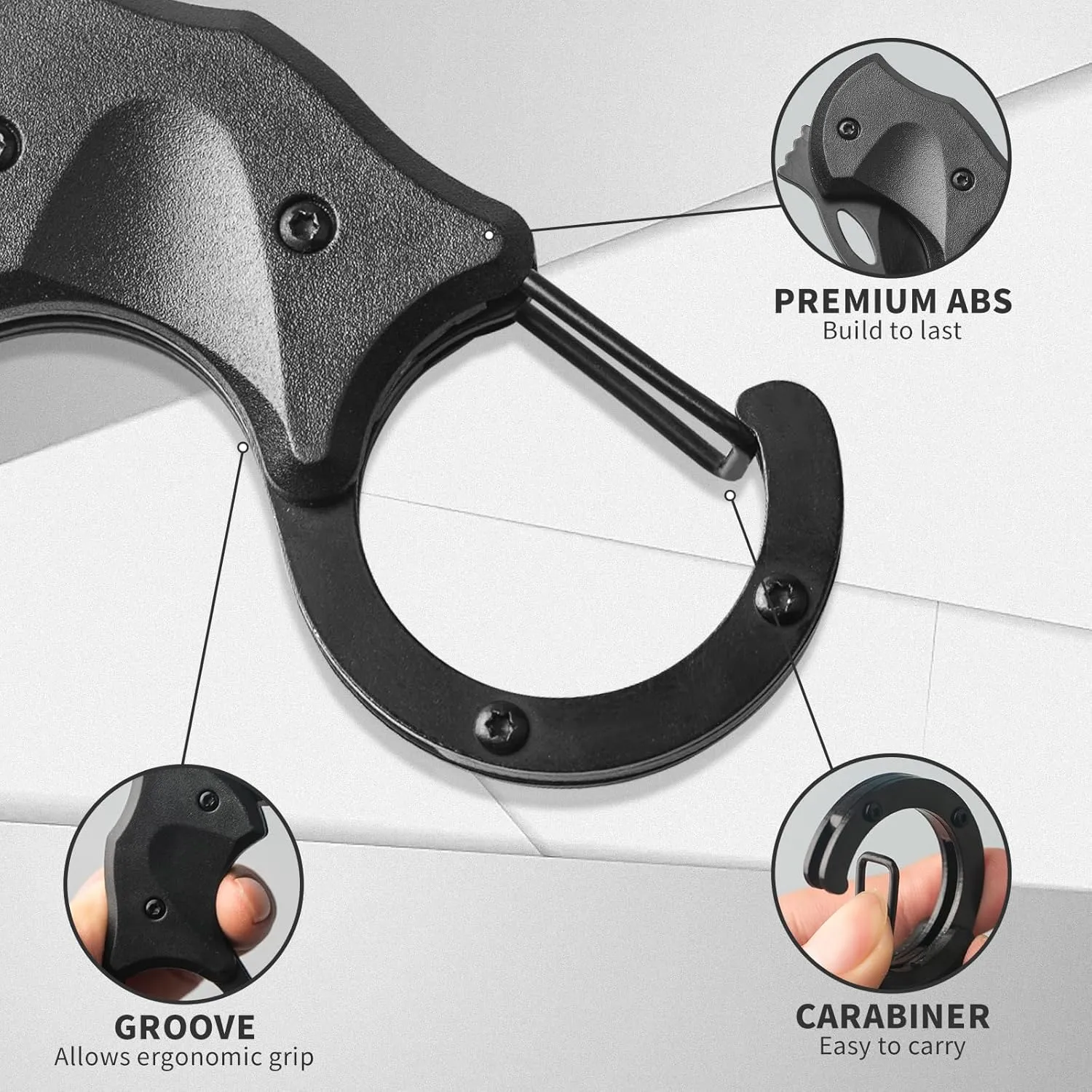 Small Pocket Knife for Men, Mini Folding Knives Cool Carabiner Knife Box Cutter for Day Carry, Small Box Cutter Multi-Tool Folding EDC Gadgets Knives with Stainless Steel Blade, Great Gift for Men