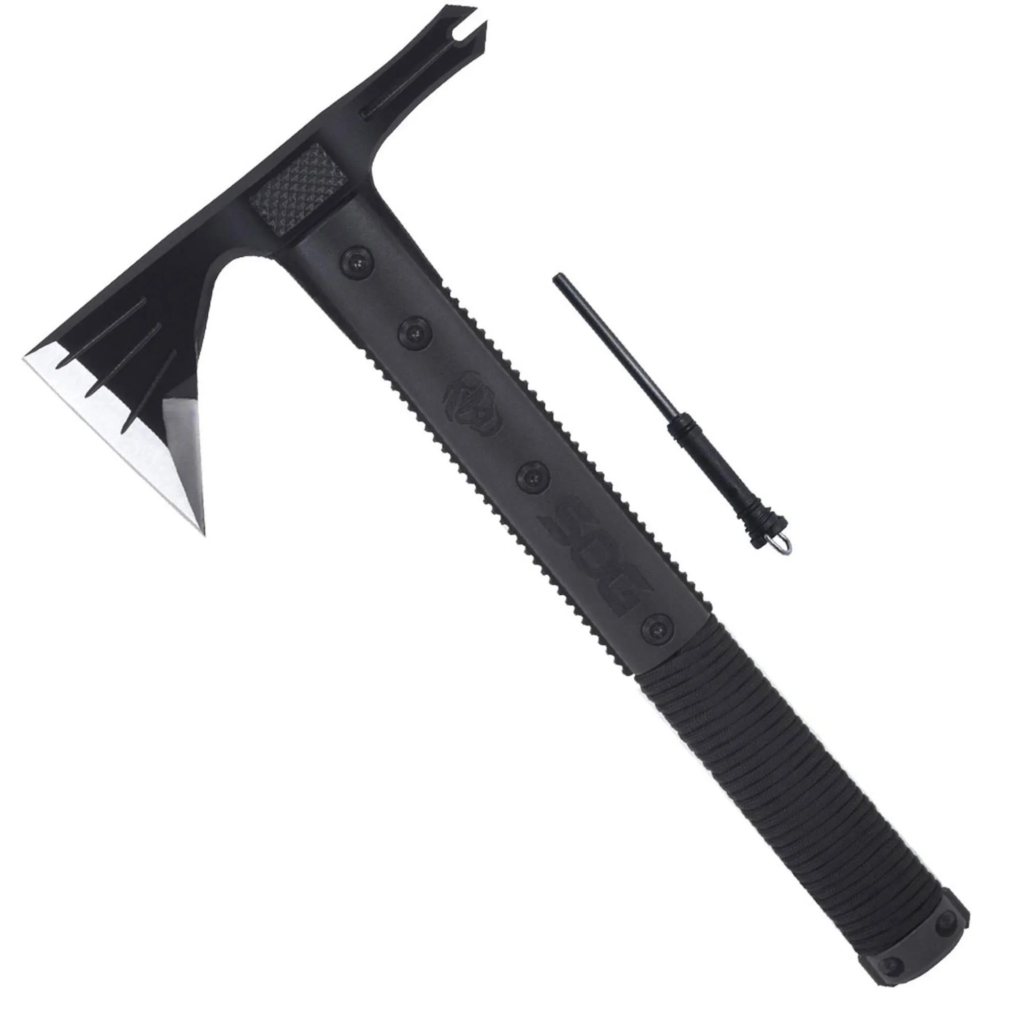 SOG Survival Hawk - Hardcased Black Glass-Reinforced Nylon Handle, 12 inch | SK1001-CP