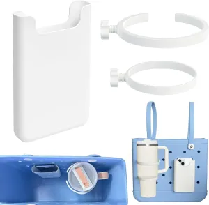 Sports Cup Holder - for Stanley 30oz and 40oz Cups and is Compatible with Bogg Bags and Comes with a Silicone Phone Organizer to Help You Store Your Phone.