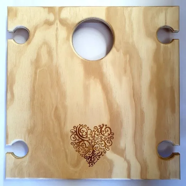 Summer Picnic Table - Heart