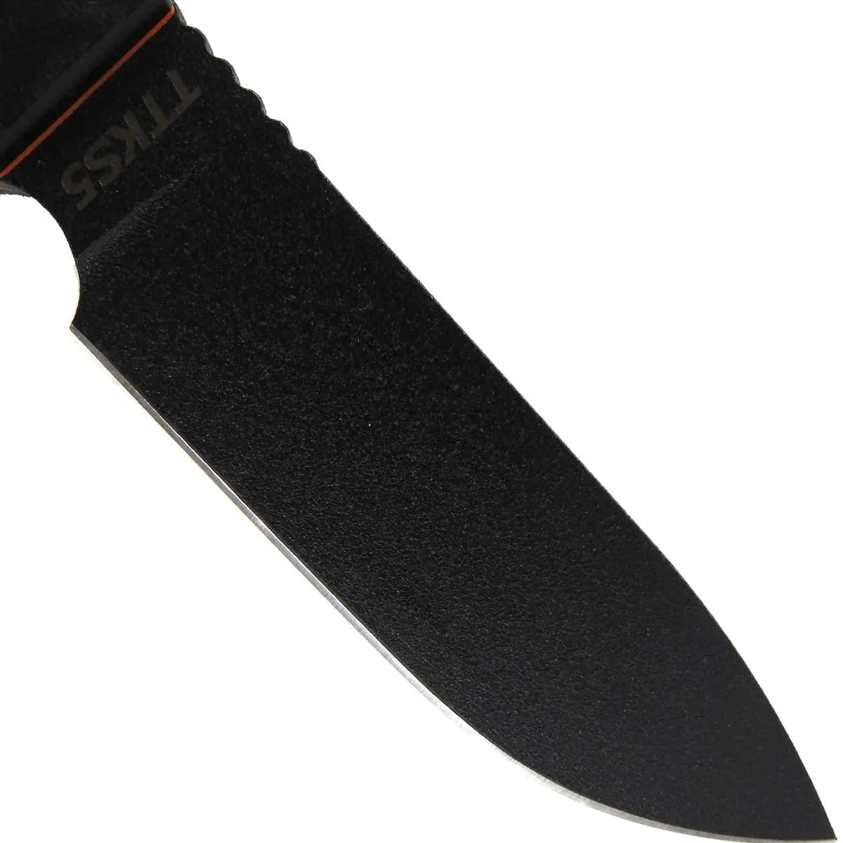 TASSIE TIGER KNIVES Fixed Blade Survival Knife, Micrata Handle & orange G10 Inlays   Sheath