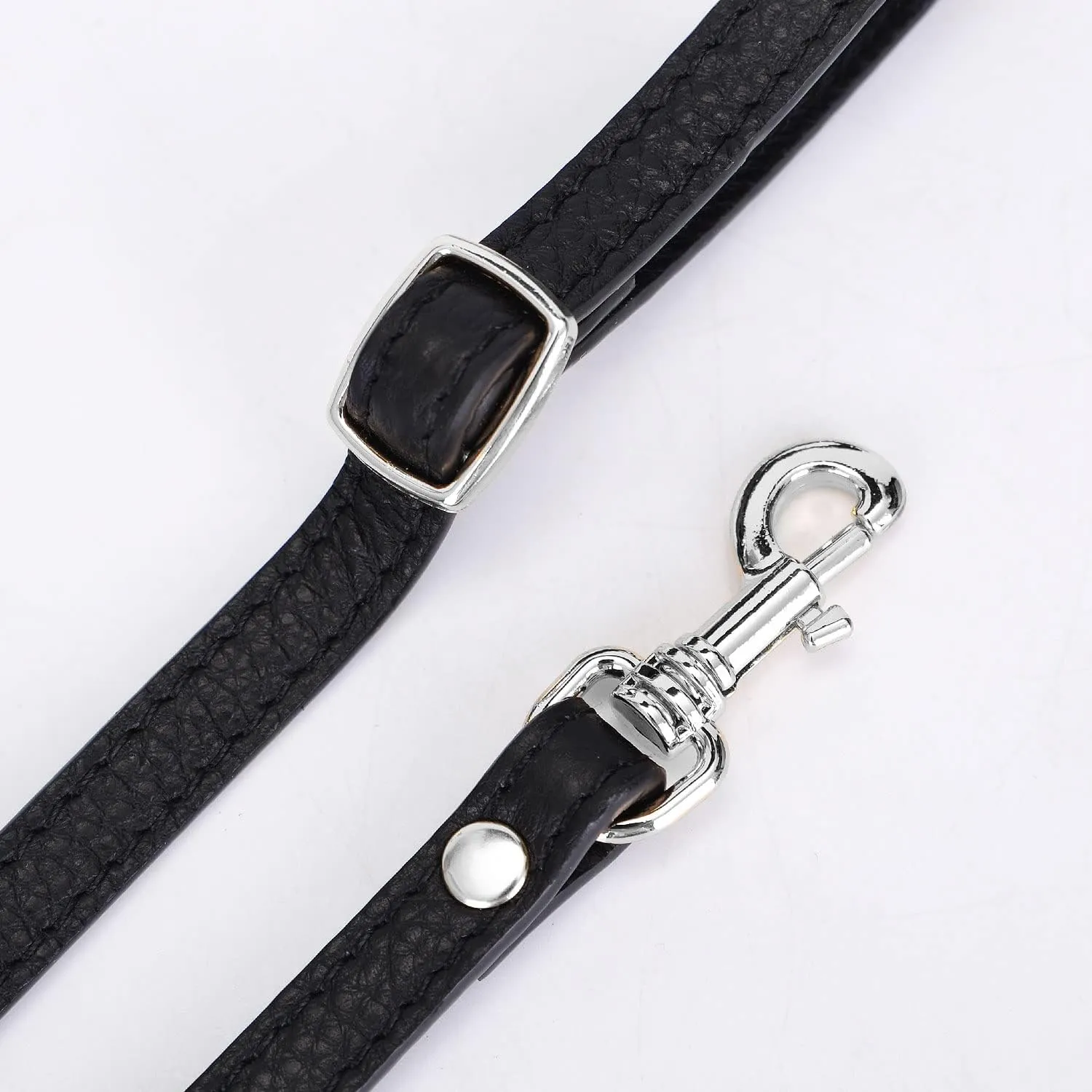 VanEnjoy Adjustable Genuine Leather Crossbody Straps Replacement - Width 1/2, Length 25-51