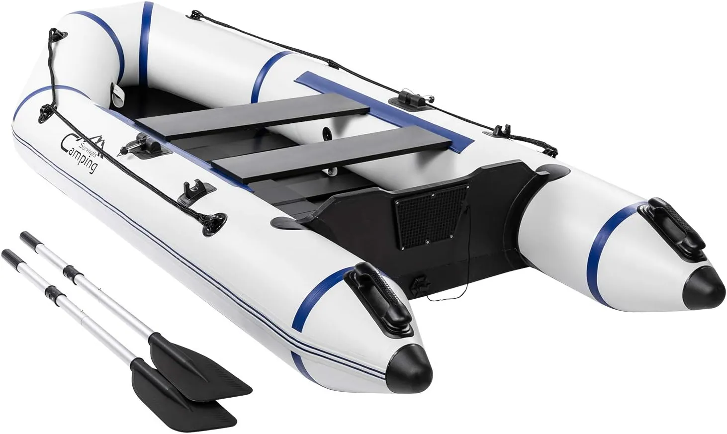VERYKE 10FT Inflatable Boat,Inflatable Raft Sport Tender Dinghy,Rescue Diving Boat,350 lbs Weight Capacity