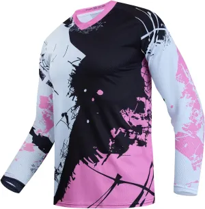 Weimostar Dirt Bike Jersey Youth Long Sleeve Off-Road Motocross Downhill Cycling t Shirt MTB Bicycle Biking Top for Boy Girl
