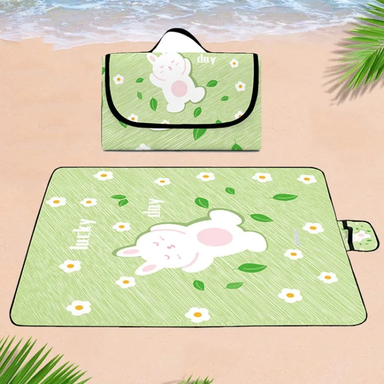 Y003 Outdoor Portable Oxford Cloth Picnic Mat Waterproof Moisture-proof Picnic Cloth(1.5x2m)